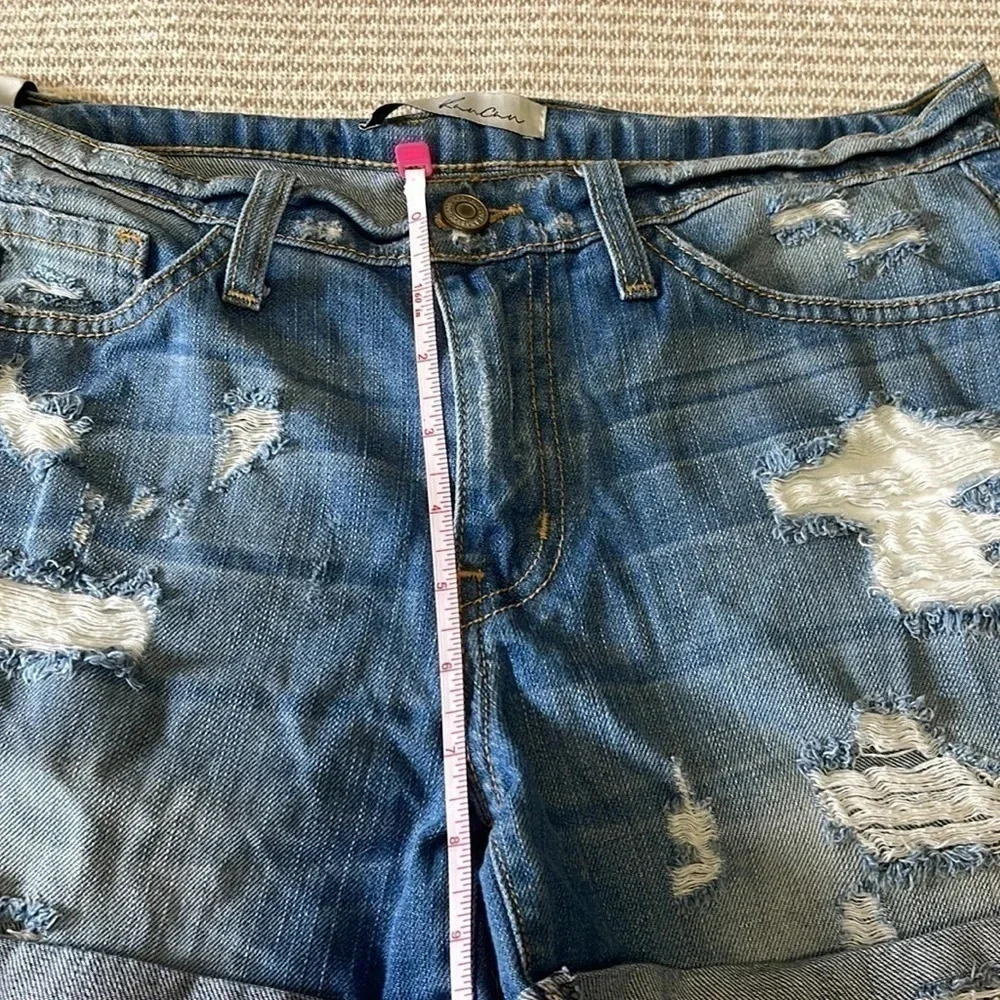 KANCAN Distressed Denim Shorts